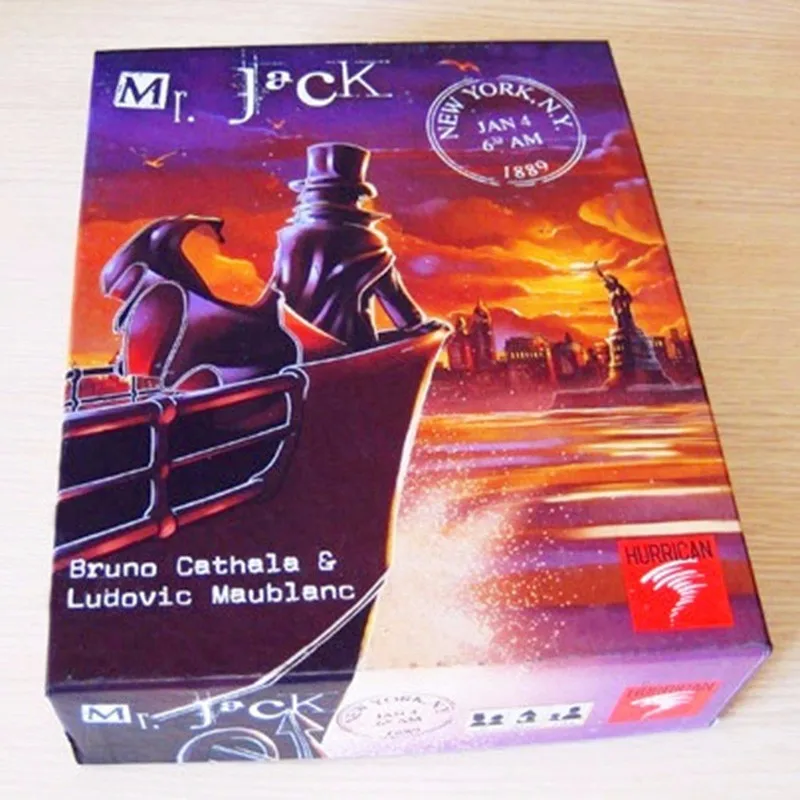 Мистер Джек в Нью-Йоркской версии настольная игра карты игра Отправить инструкции на английском