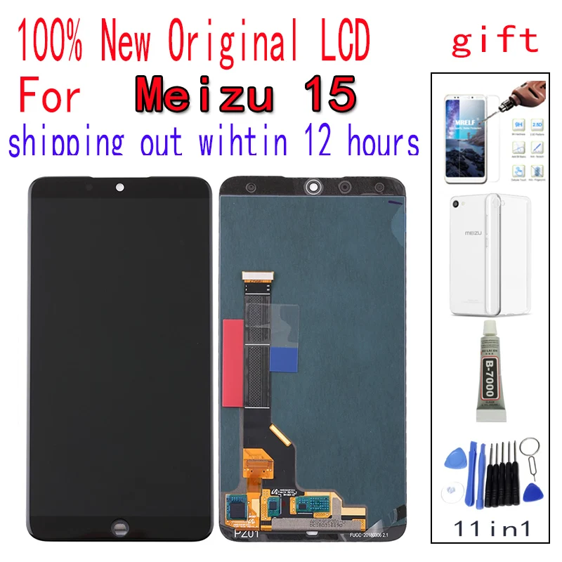 

New LCD For Meizu 15 MX-15 Display Screen Touch Screen Digitizer Replacement Repair SpareParts