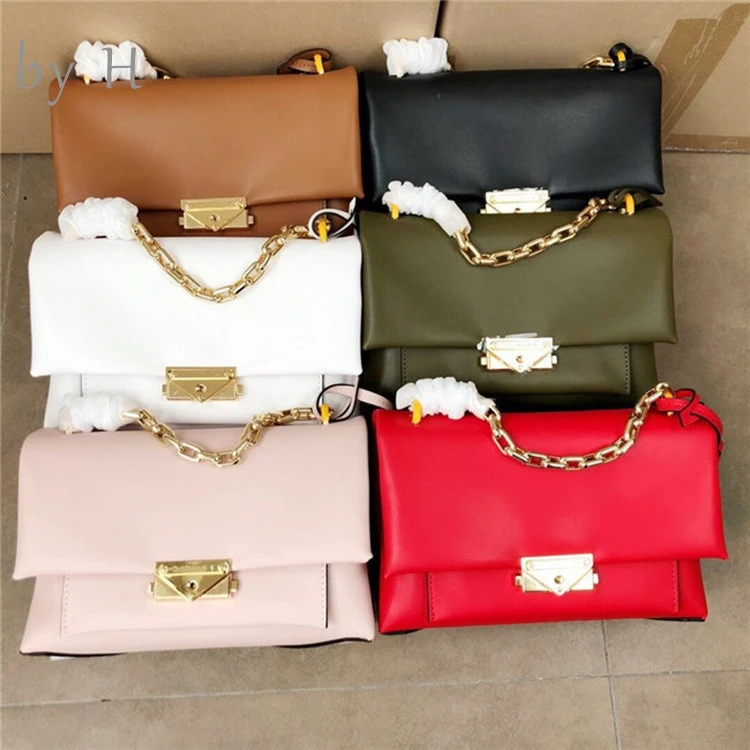 

by H genuine leather luxury designers elegant womens chain bag shoulder bag OL bag messenger bag hot sales 2019 new handbag tote