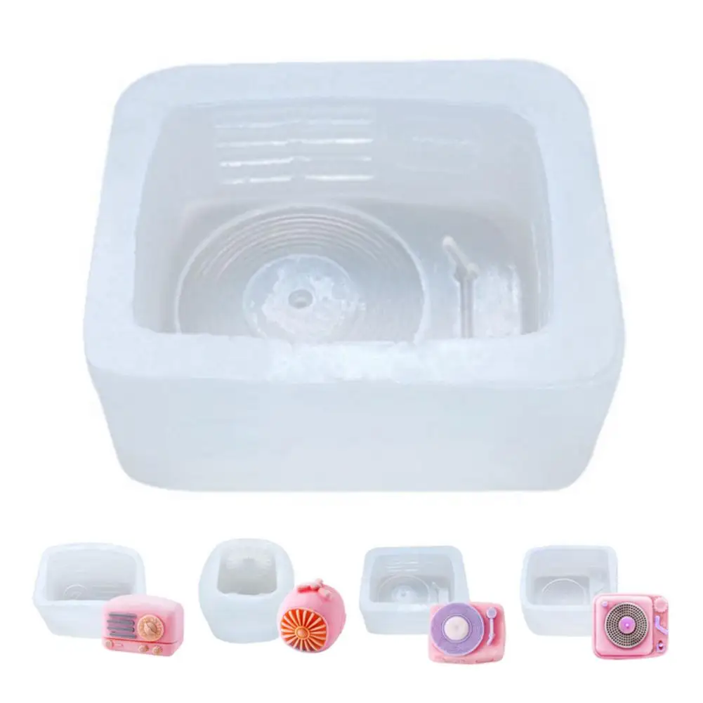 Baking Mould 3D Simulation Retro Speaker Shaped Innovative Stereo Radio Phonograph Chocolate Mousse Cake Mold | Дом и сад