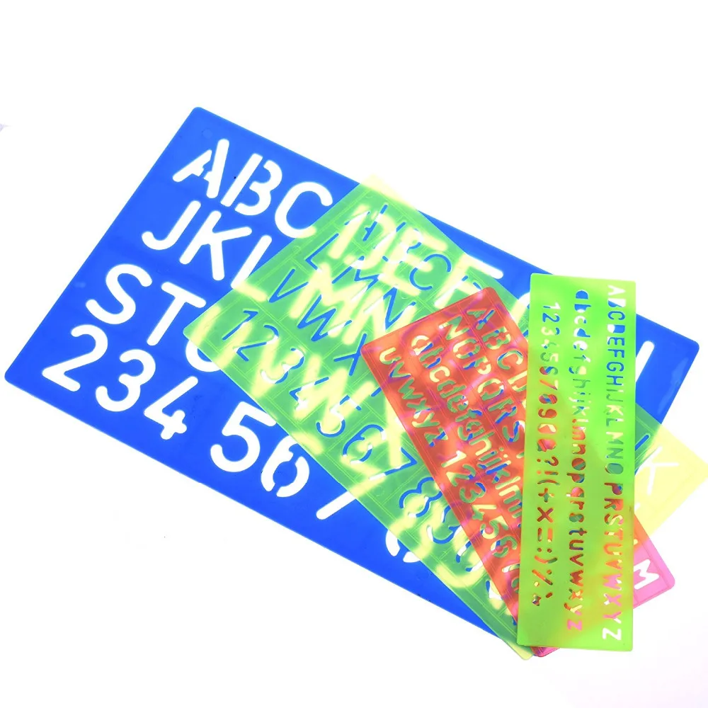 Plastic English Alphabet Stencil at Rs 10/piece, Alphabet Stencil in  Sonipat