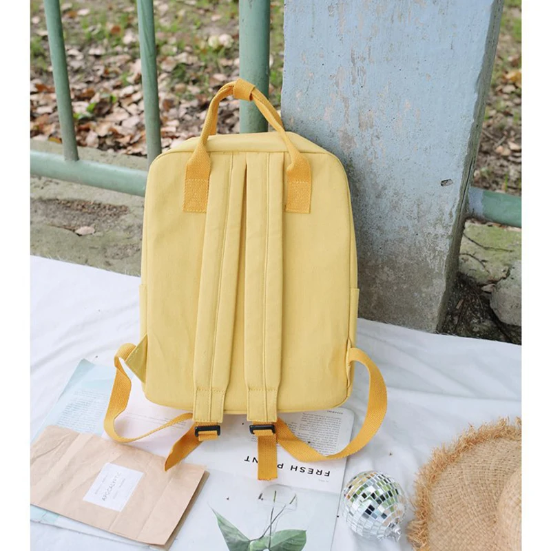 Цветочная вышивка Для женщин рюкзак Повседневное ноутбук Bagpack Женский мешок Dos