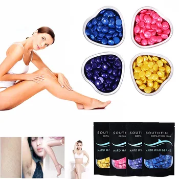 

100g Paperless Pearly-lustre Depilatory Wax Pellet Convenient Hard Wax Beans Hair Removal Hard Wax Beads Water Soluble Wax Bean