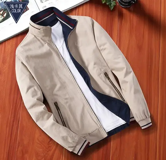 Double-faced jacket men's spring and autumn thin business casual jacket O29 Double-faced jacket men's spring and autumn thin business casual jacket O29