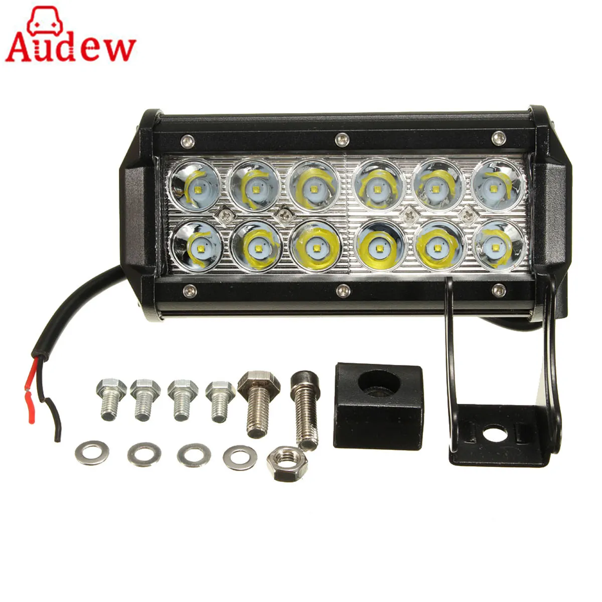 

7 Inch Universal 36W LED Car Work Light Lamp Bar Spotlight Fit For Motorcycle Spot Flood Offroad Ute ATV UTE SUV 12V 24V