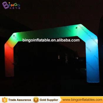 Best Newest Design 26ft Wide * 13ft High Inflatable LED Lighting Arch Inflatable Archways With Free Blower For Hot Sale Outdoor Toy