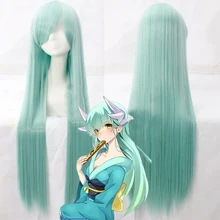 FGO Fate Grand Order косплей парик берсеркер Kiyohime для женщин 100 см длинные прямые синтетические волосы для взрослых