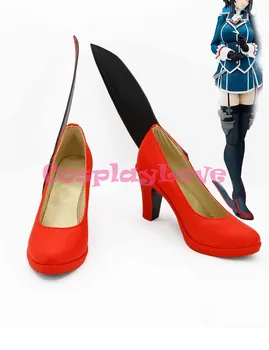 

Newest Custom Made Japanese Anime Kantai Collection Takao Cosplay Shoes Long Boots For Halloween Christmas Festival