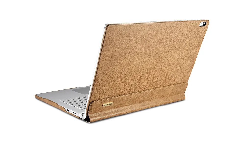 For Surface Book Genuine Leather Detachable Flip Case10