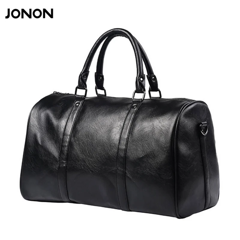 Image Jonon Fashion Men s Travel Bags Brand luggage Waterproof suitcase duffel bag Large Capacity Bags casual leather handbag