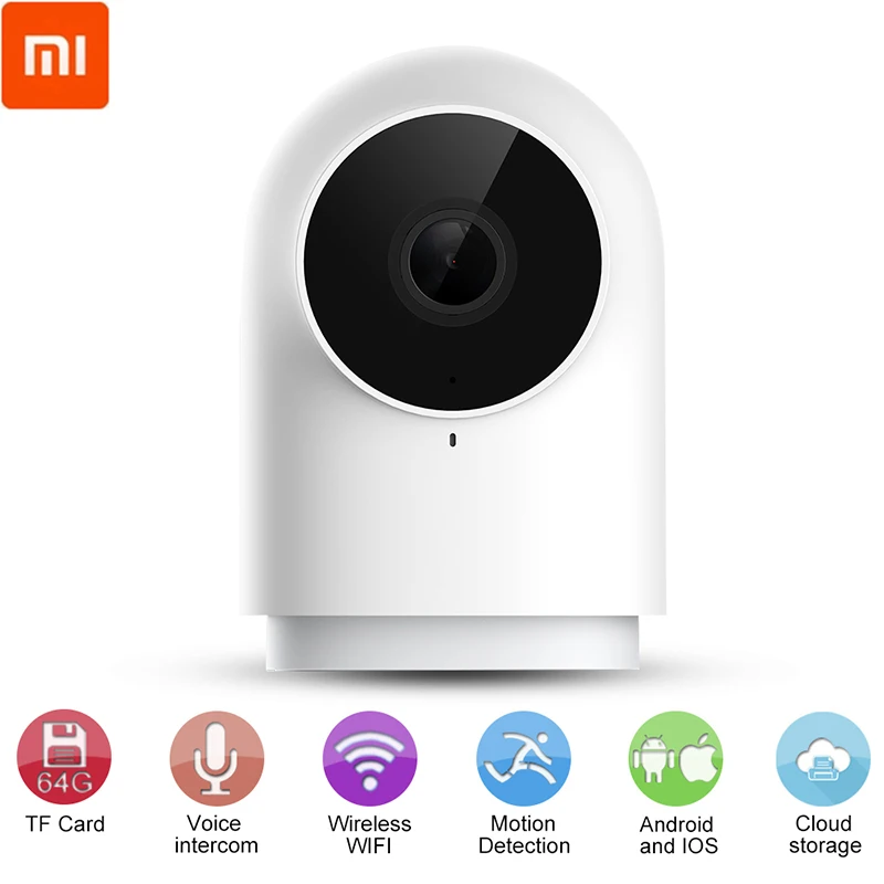 Najtaniej Xiaomi Aqara inteligentna kamera 1080 P G2 brama Editie Zigbee połączenie IP Wifi bezprzewodowa chmura bezpieczeństwo w domu inteligentne urządzenie