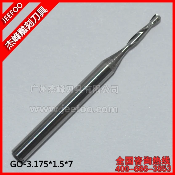 

Jeefoo 3.175*1.5*7 Ball nose engraving and cutting tools