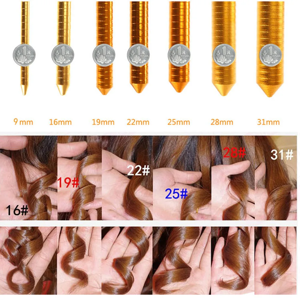 Professional 9mm deep whole curl wave hair curler Curly Hair Styler curling iron temperature adjust