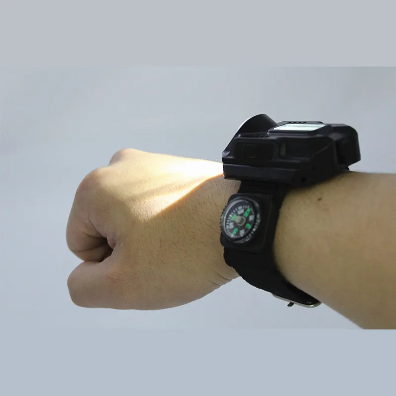 

Watch Flashlight LED Watch Flash Light Wristlight Rechargeable Lamps Lantern Waterproof Wrist Lighting Torch Outdoor lamp