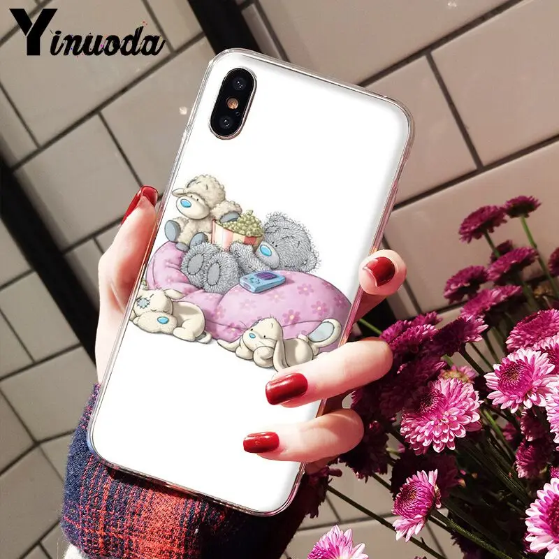 Yinuoda Tatty Teddy Bear Me To You прозрачный мягкий чехол для телефона Apple iPhone 8 7 6 6S Plus X XS MAX 5 5S SE