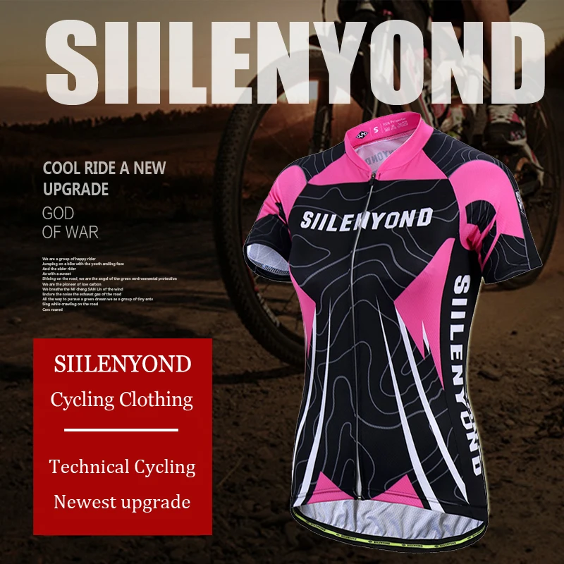 Siilenyond Pro, Женский комплект Джерси для велоспорта, анти-УФ, одежда для горного велосипеда, летняя спортивная одежда, одежда для велоспорта, костюм для велоспорта, униформа для велоспорта