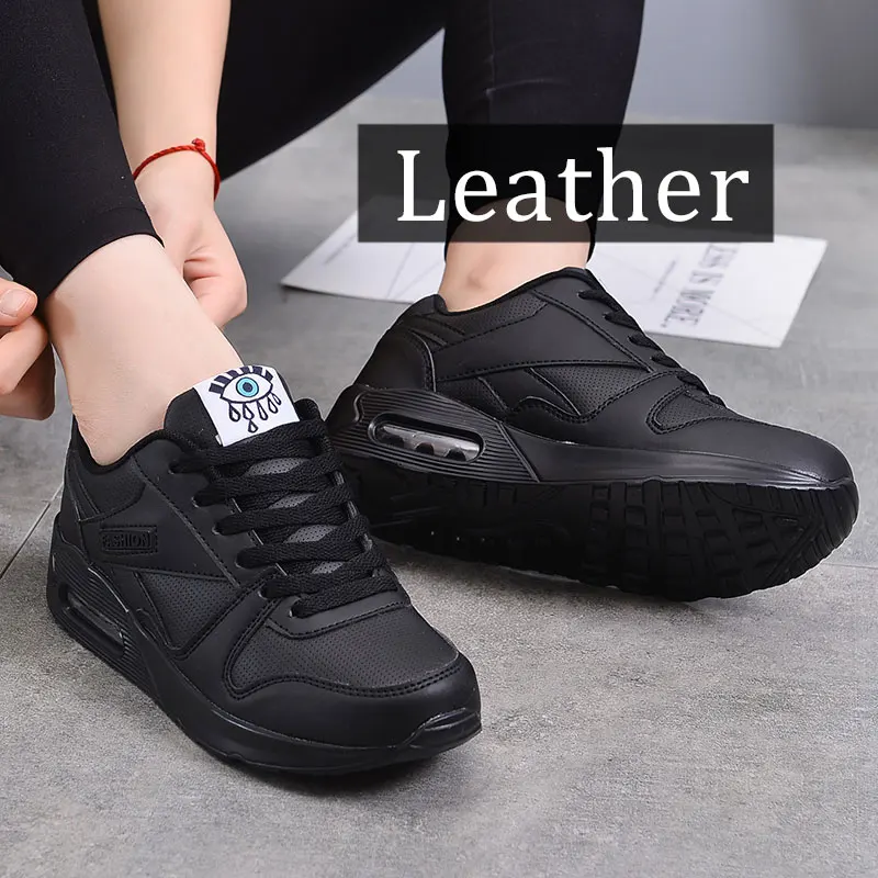 MWY/модные кроссовки на танкетке и платформе, Chaussures Femmes, дышащая удобная женская повседневная обувь, женские белые кроссовки, женская обувь - Цвет: Темно-серый