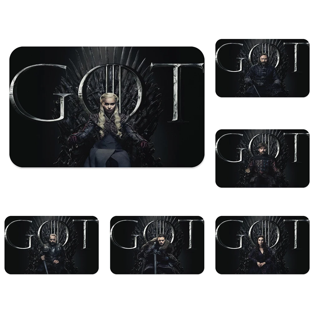 

Game of Thrones Collection Doormat Bath Kitchen Carpet Decorative Anti-Slip Mats Room Car Floor Bar Rugs Door Home Decor Gift