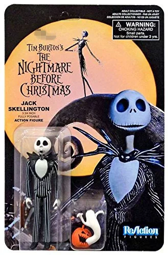

Funko ReAction Figure Nightmare Before Christmas - Jack Skellington (Shocked) Vinyl Action Figure Collectible Model Toy