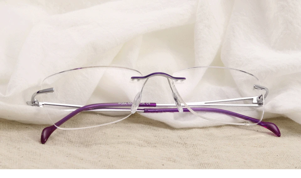 Оправа для очков без оправы, женские винтажные Ретро овальные очки для чтения близорукости, компьютерные прозрачные оптические очки по рецепту, оправа#384
