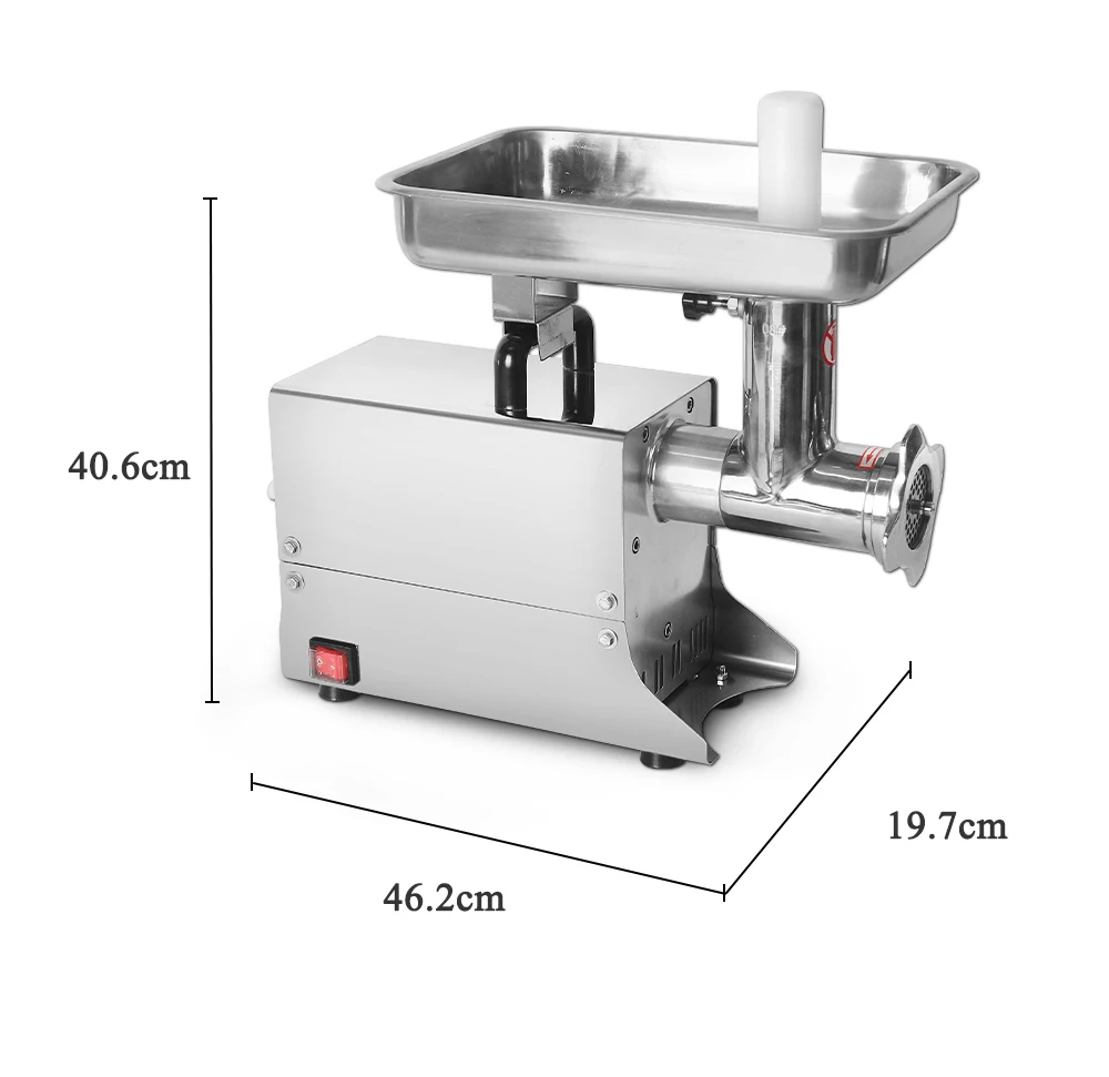 ITOP Коммерческая Мясорубка многофункциональная из нержавеющей стали электрическая мясорубка пищевая мясорубка машина для наполнения колбасы 80 кг/ч