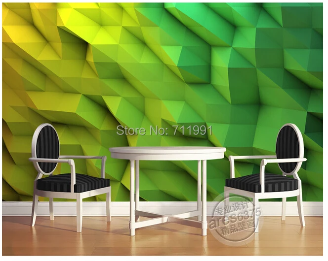 

Custom 3D stereo wallpaper, wall decoration for the living room TV setting wall vinyl wallpaper Papel de parede