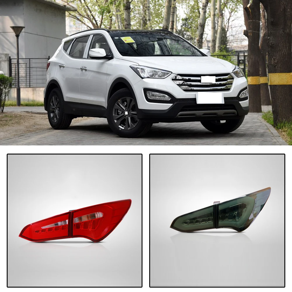 Capqx 4 шт./компл. для hyundai Santa Fe SantaFe IX45 2013 задний бампер светодиодный фонарь светильник хвост Светильник лампы Taillamp в сборе