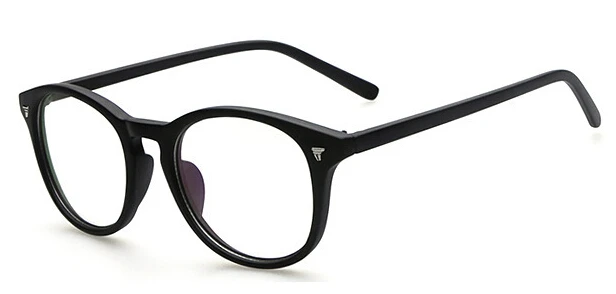 Распродажа, новинка, ацетат, Япония, Ретро стиль, круглые очки, оправа для мужчин/wo, для мужчин, для близорукости, оправы по рецепту, простые зеркальные оптические очки - Цвет оправы: matte black