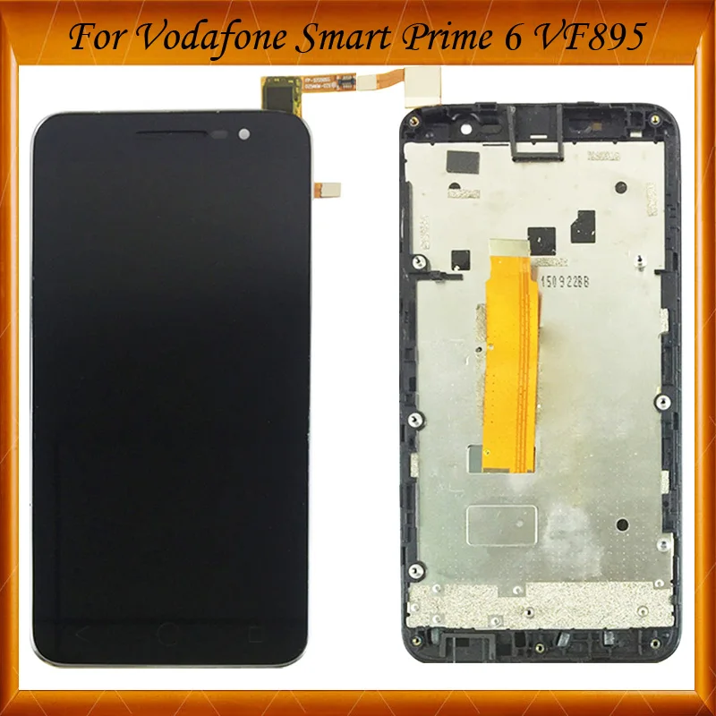 

For Vodafone Smart Prime 6 VF895 VF895N V895 LCD Display +Touch Screen Assembly With Frame For VF895N lcd Digitizer