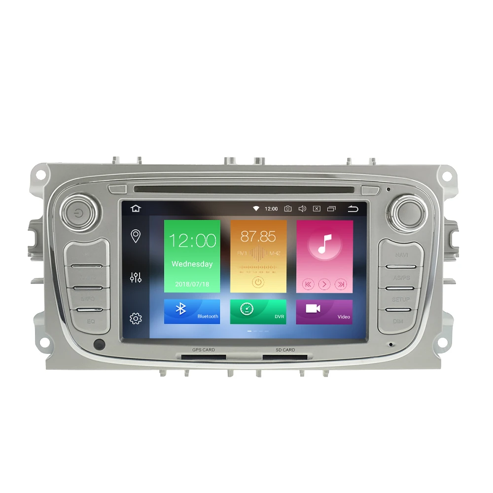 Top Octa Core Android 9.0 Car Radio GPS Navigation Stereo For FORD Focus 2 2008-2010 Mondeo S-MAX  Auto Audio Ram 4g 64g 2