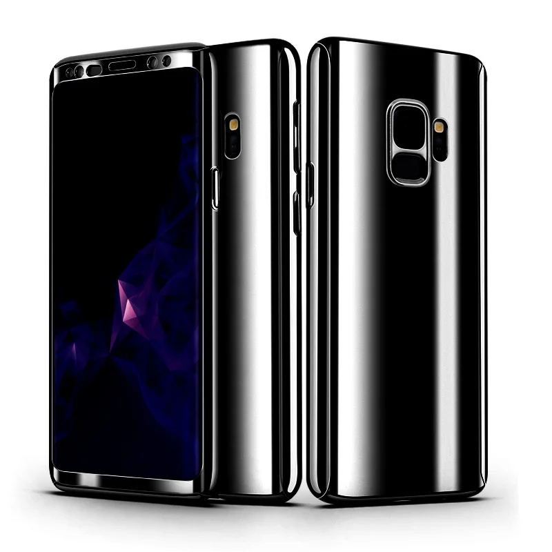 

360 Degree Full Cover Case For Samsung Galaxy S8 S9 Plus Electroplating Luxury Hard PC Cover For Samsung Note 8 S7 Edge s9 Case