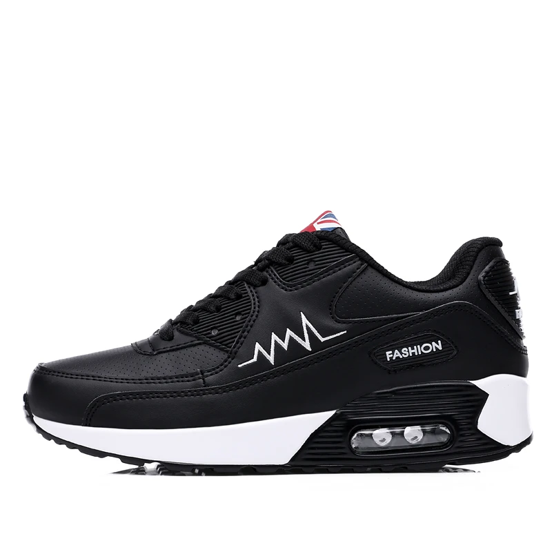 Women Sneakers New Black PU air cushion sneakers Athletic Sport Shoes For Women Running Shoes Women