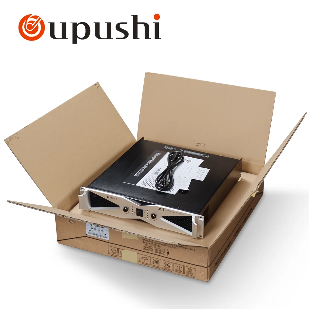 Oupushi X3 350 Вт караоке усилитель двухканальный Профессиональный мощности|professional power