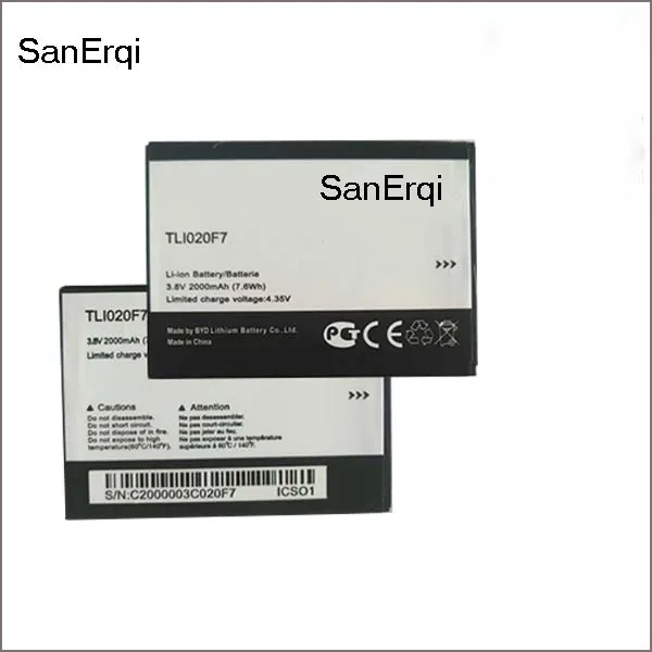 

10pcs TLI020F7 Battery For Alcatel PIXI 4 5045D Pop 2 5042D C7 7040 7040D 7041 7041D J720 J720T J726T J726T-so2 2000mAh Battery