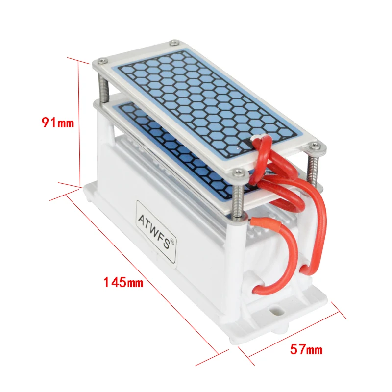 ATWFS генератор озона 220 в озонатор 20 г Озон очиститель воздуха домашний воздухоочиститель 4 листа озонатор пластины стерилизация дезодорирование