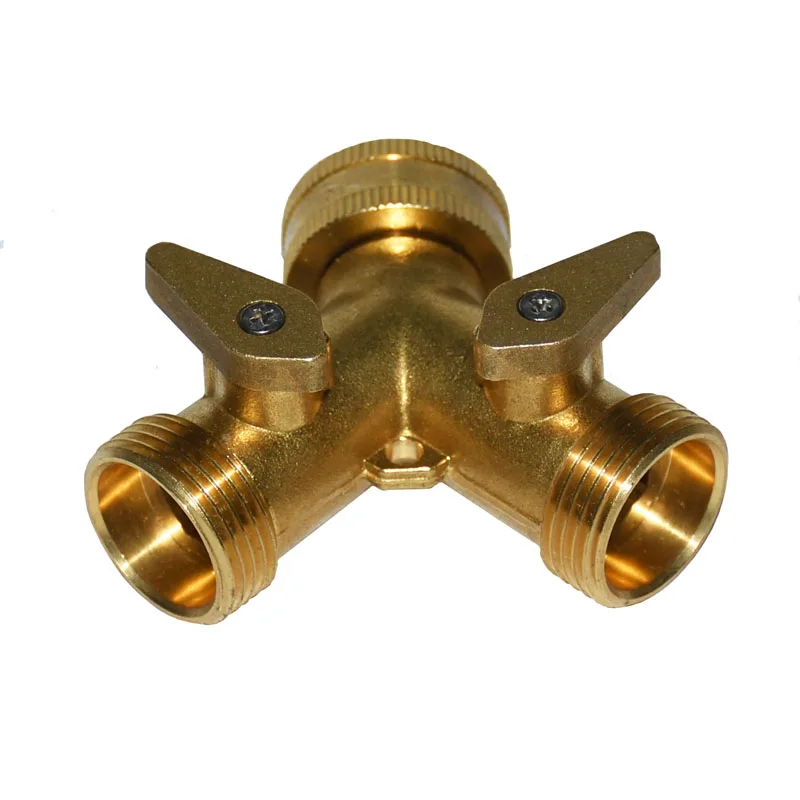 Cranes 3/4 2 way tap A tap of water conector grifo water irrigation splitter connectors 3/4  Splitter watering up faucet