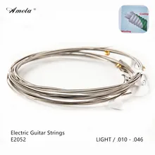 

Free Shipping Elixir 12052 Nanoweb ultra thin coating Electric guitar strings Super Light (010-046) wholesale 2sets