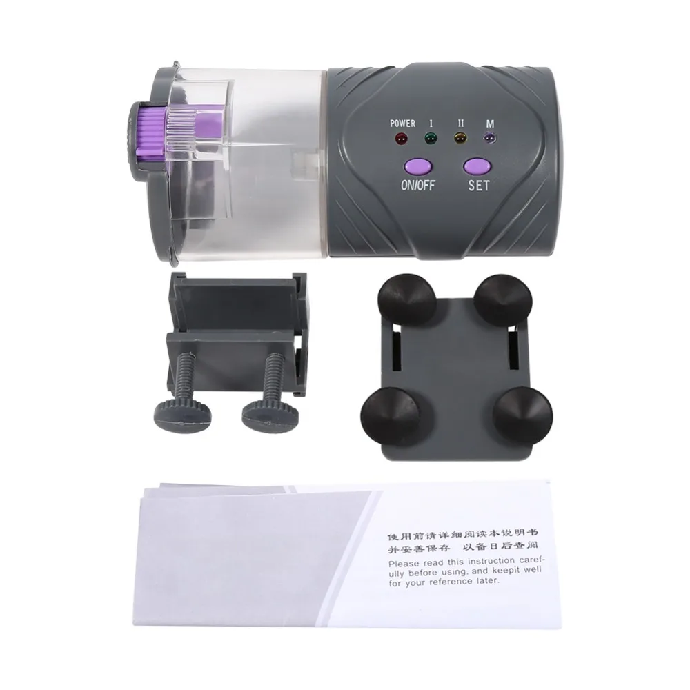 

1 Set Powered Fish Feeders Aquarium Tank Automatic Fish Feeder Food Timer Goldfish Battery Feeding Machine