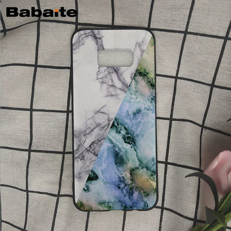 Fashion Geometric Splice Pattern Marble gold pink marble stone