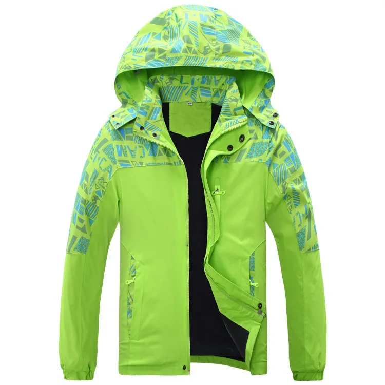 Водонепроницаемые ветрозащитные куртки для мальчиков и девочек с принтом 10000 мм теплое Детское пальто Детская верхняя одежда детская одежда на рост 120-170 см