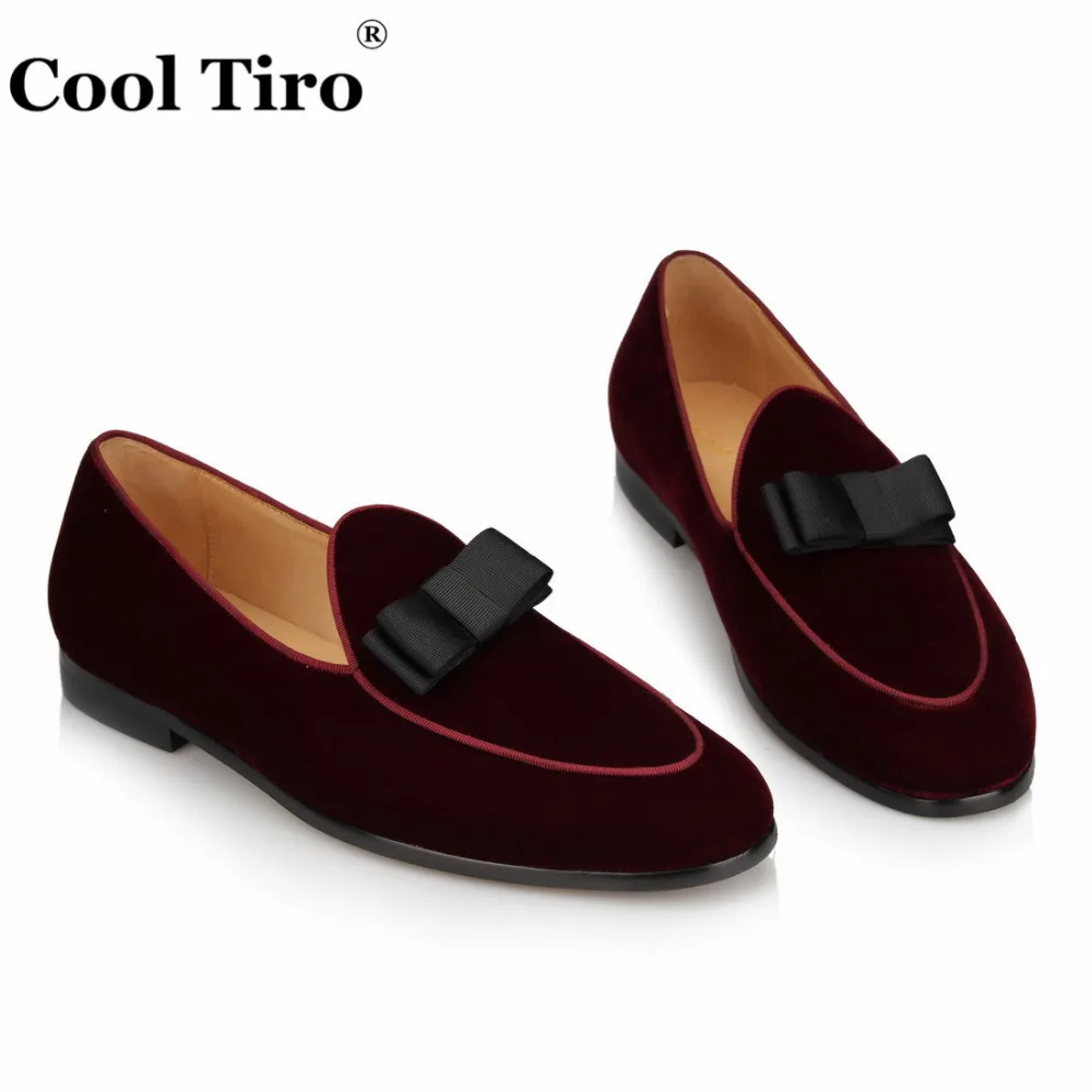 velvet  loafers Bow (5)