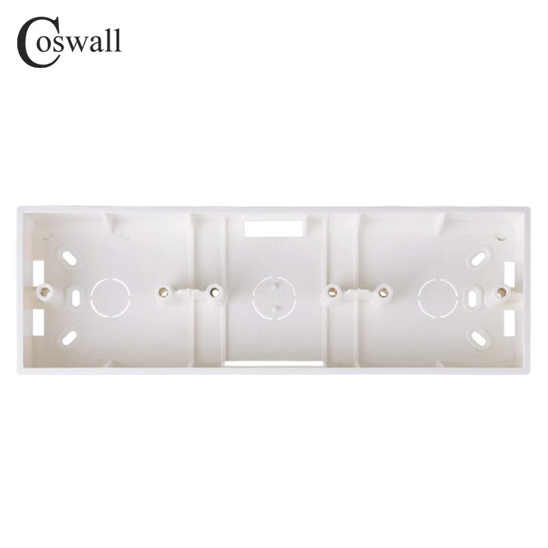 Внешняя Монтажная коробка Coswall 258 мм * 86 34 для тройных выключателей или розеток