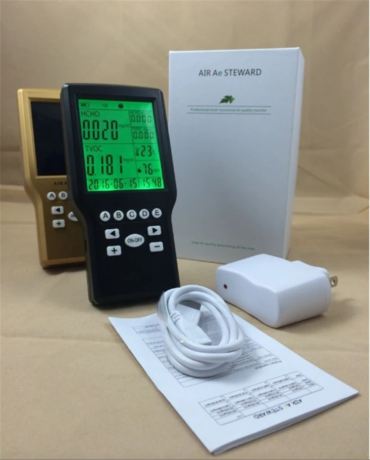 Portable Formaldehyde Tester Gas Detector Meter Indoor Air Quality   Tester