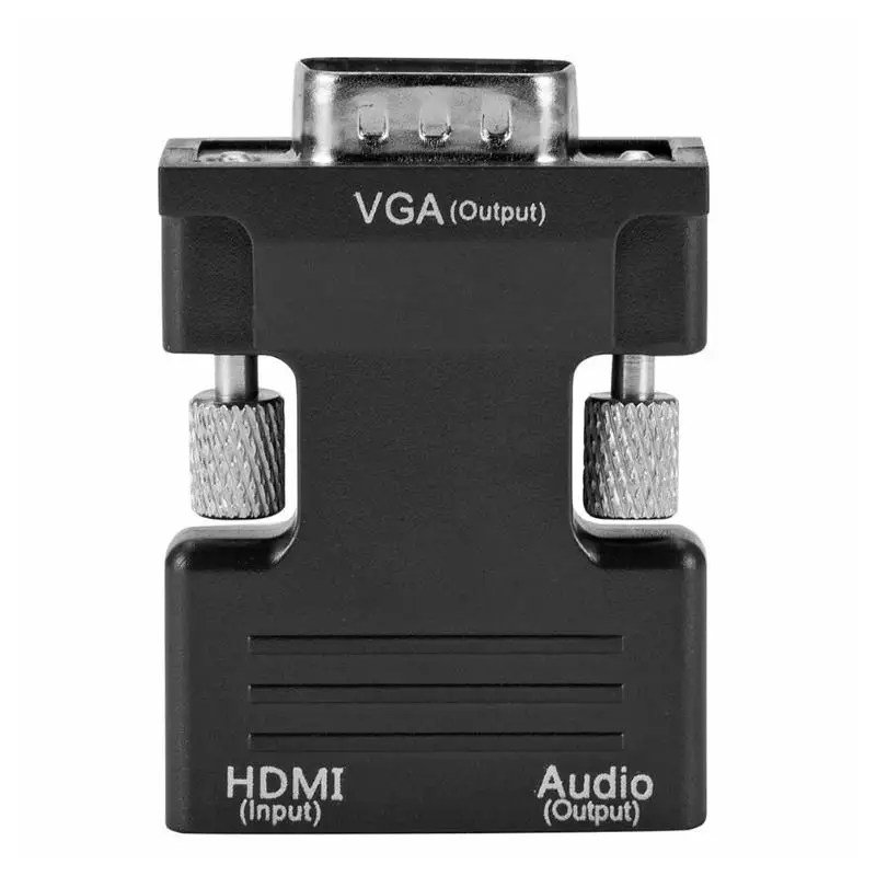 HDMI Женский к VGA штепсельный преобразователь, адаптер с аудио кабель поддержка 1080 P выход сигнала для компьютера Set-top Box Высокое качество