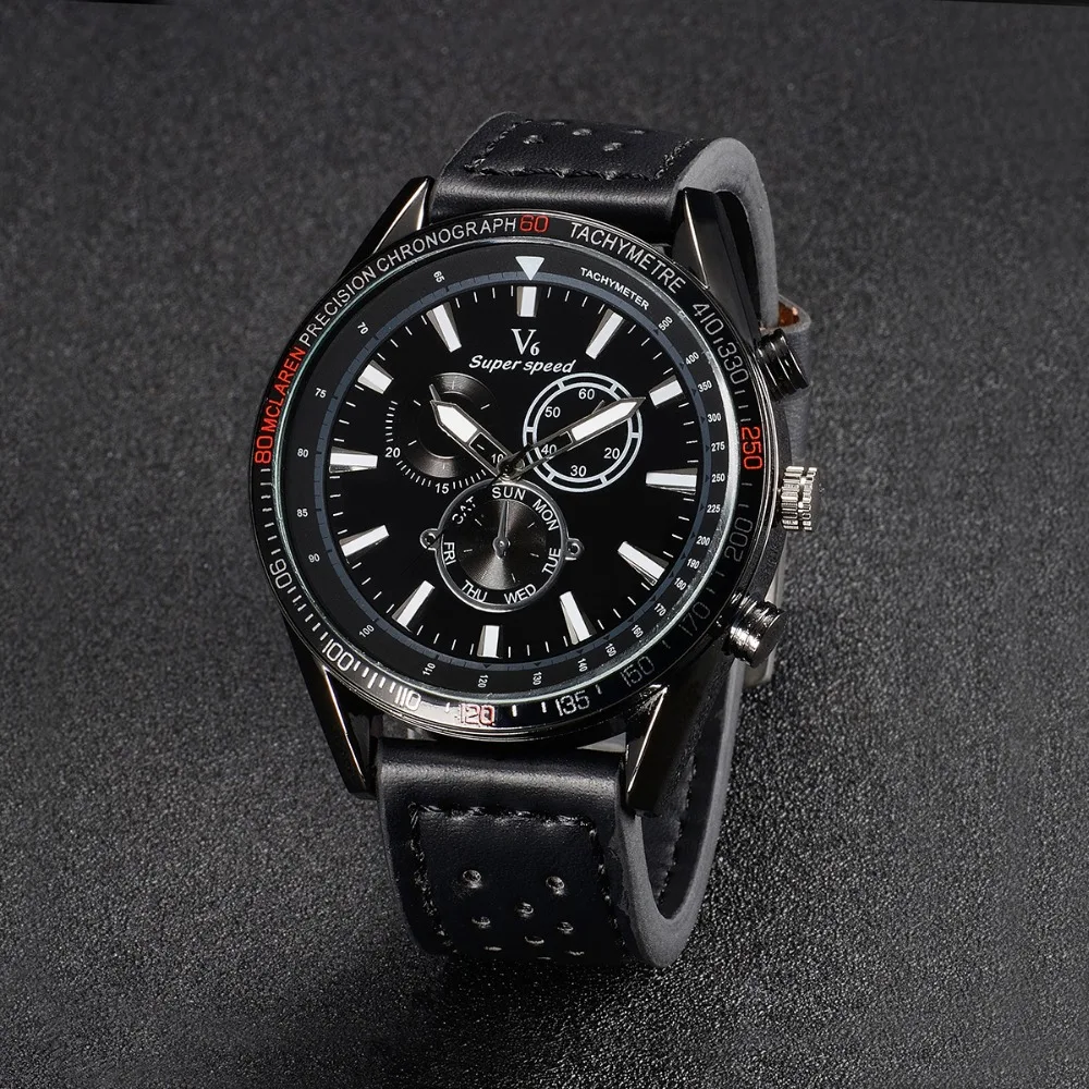 

2018 Fashion V6 Watches Men Luxury Brand Analog Sports Watch Top Quality Quartz-Watch Military Army Men clock Relogio Masculino