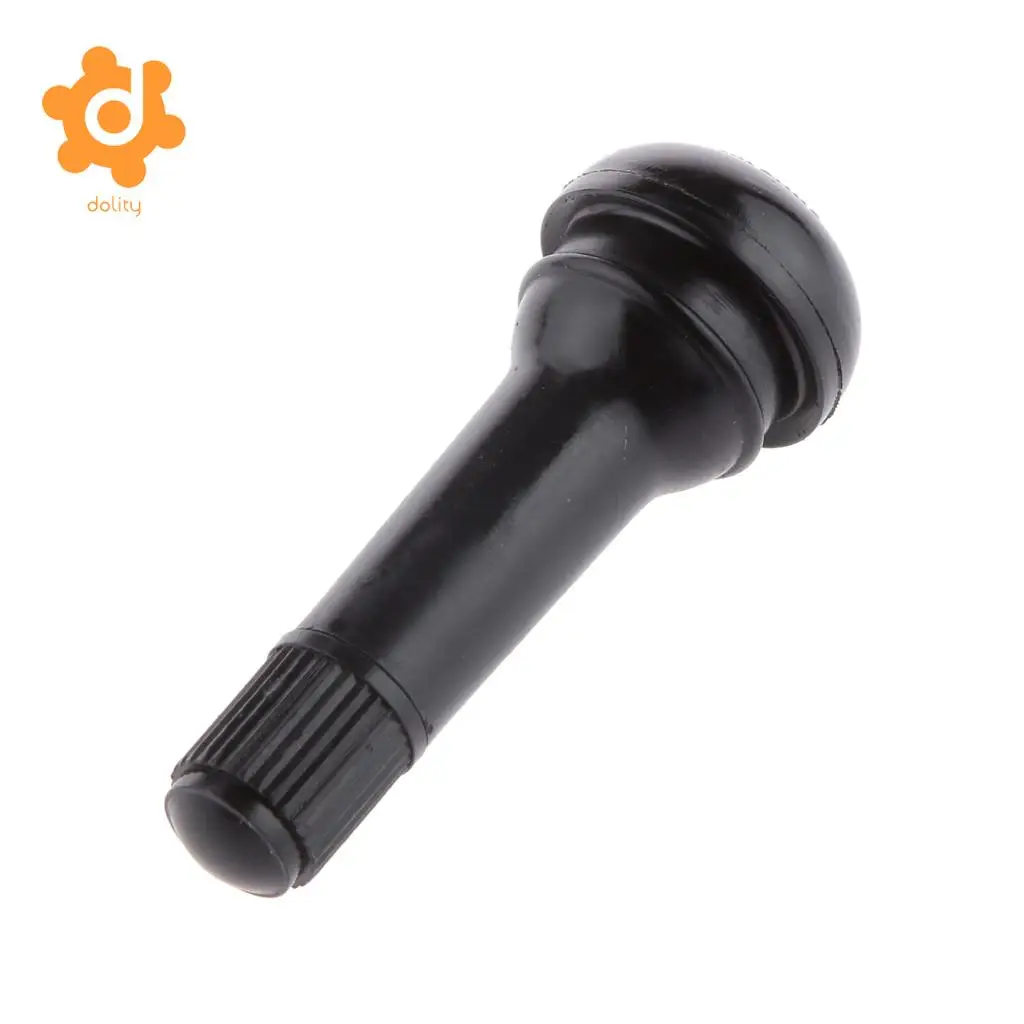 dolity 10 Pcs Auto Car Vehicle TR-414 Zinc Snap-In Tire Tyre Valve Stem Short Rubber Scientific design very keep the pressure