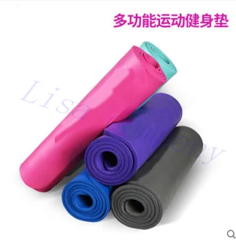 

Yoga Mat beginner 10MM longer even more non slip health mat thickening and widening of the tasteless yoga mat