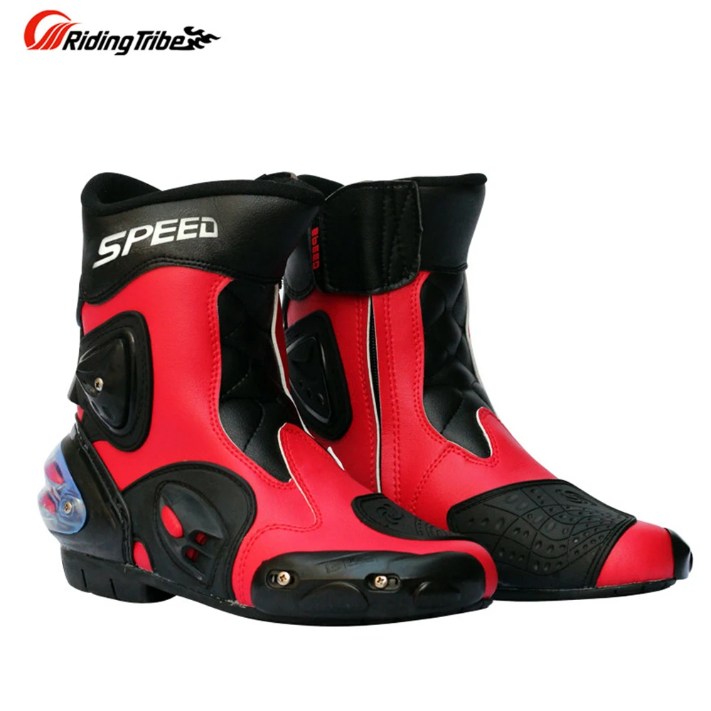 Motorcycle Racing Boots Probiker Speed A004 Super Leather Motorbike
