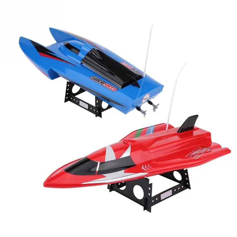 

4 Channel 27Mhz / 40Mhz 35KM-60km/h High Speed Radio Remote Control Boat RC Racing Water Fun Boat with Twin Propeller child toy