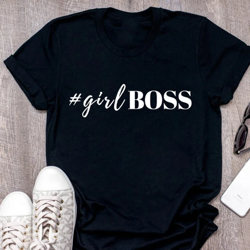 Feminism Girlboss Tshirt Women Girl T 